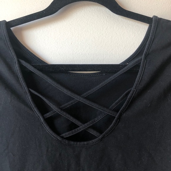 black fitted tee | aeropostale - Picture 4 of 4